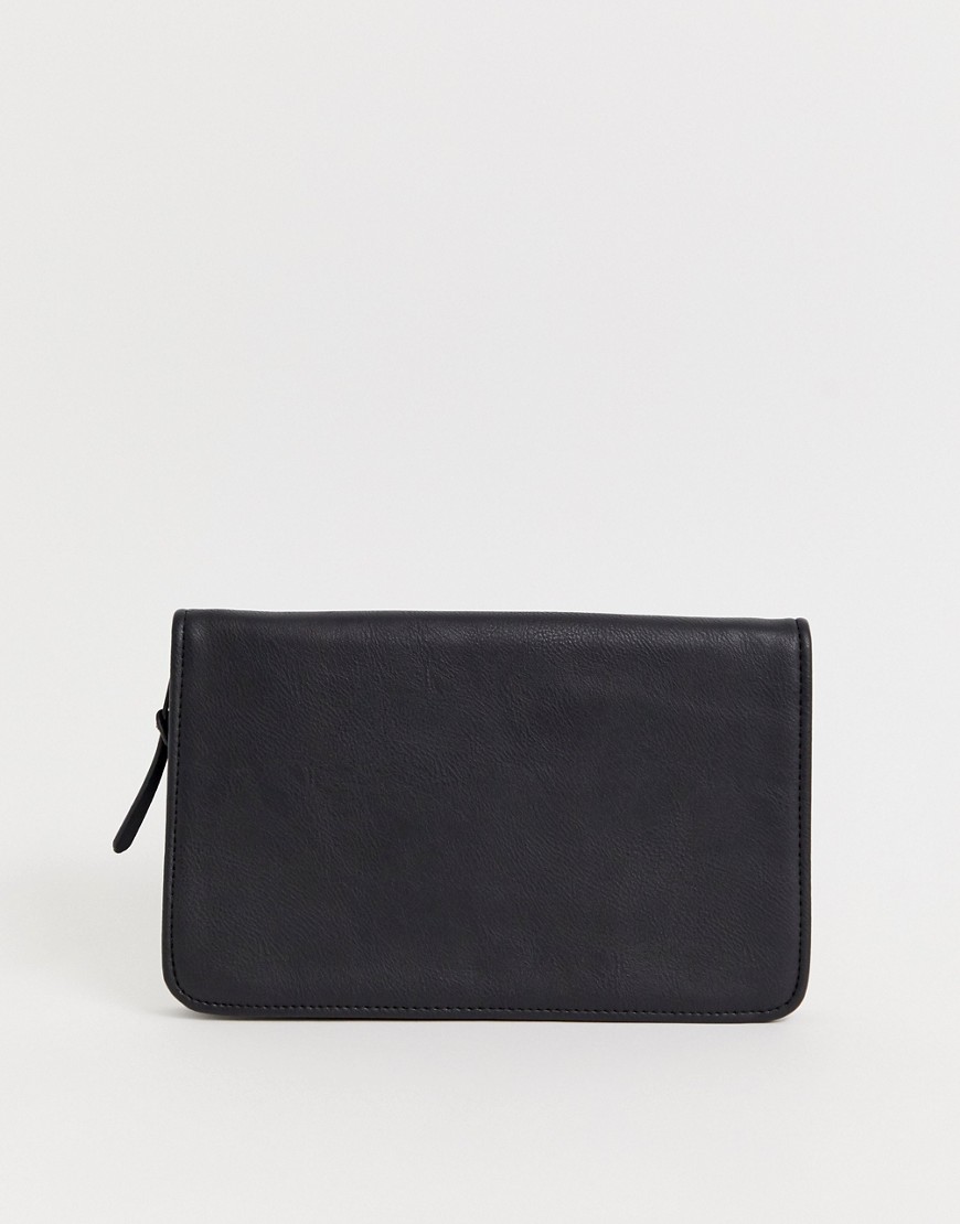 Lost faux leather travel wallet