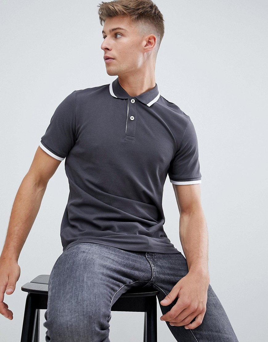 Produkt Basic Polo Shirt - Asphalt