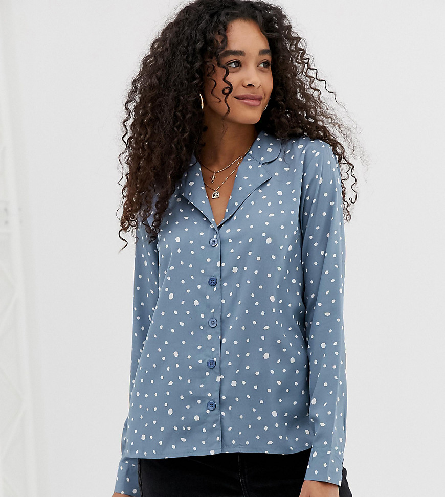Wednesday's Girl blouse in spot print