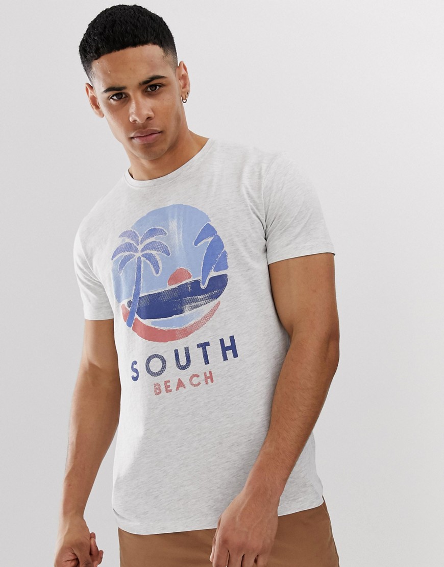 Esprit t-shirt south beach print