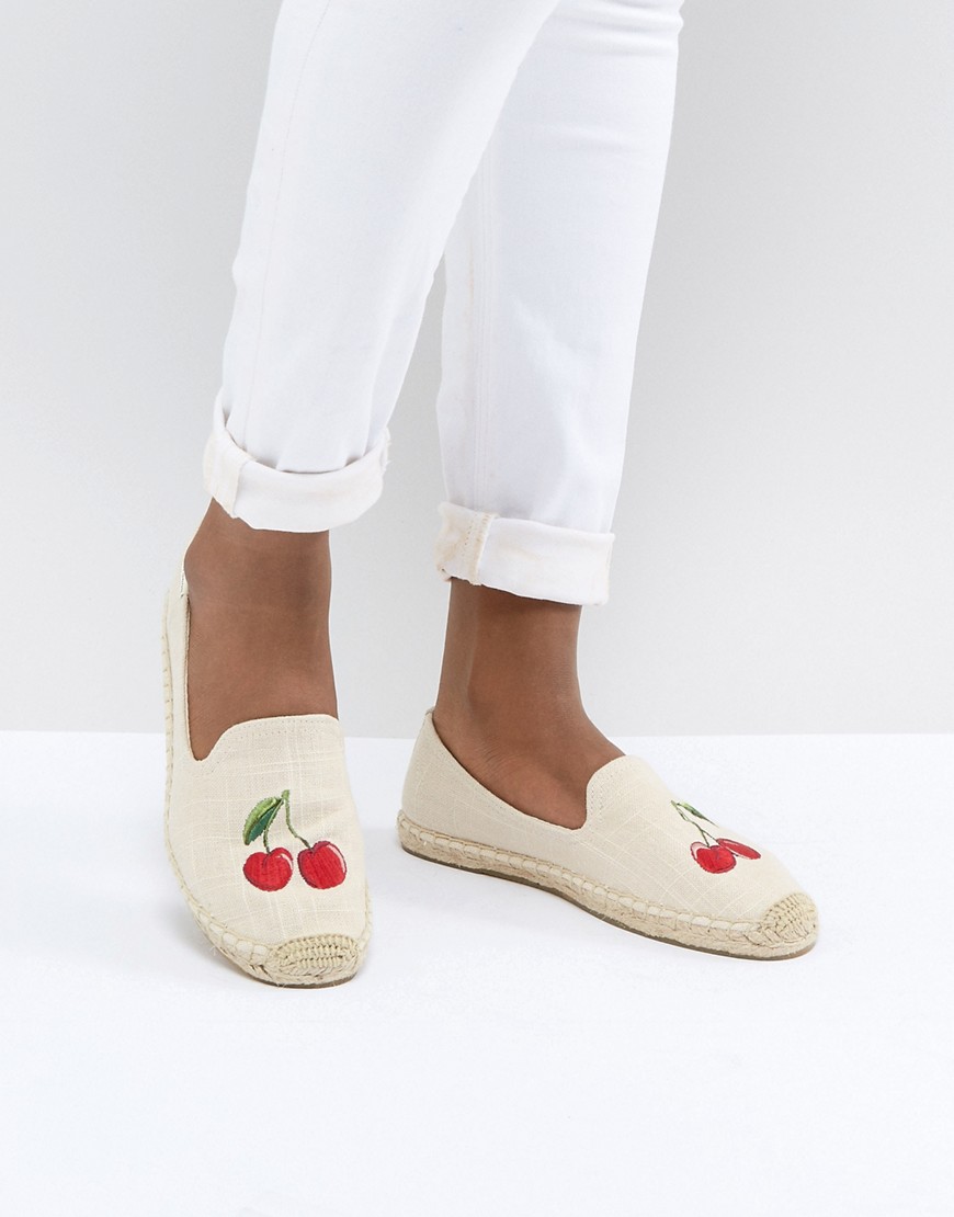 Soludos Cherry Embroidered Espadrilles