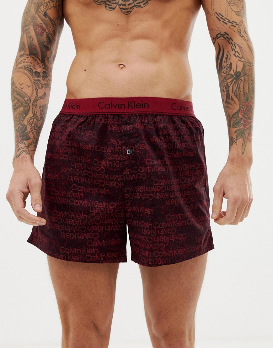 Calvin Klein Woven Boxers in slim fit