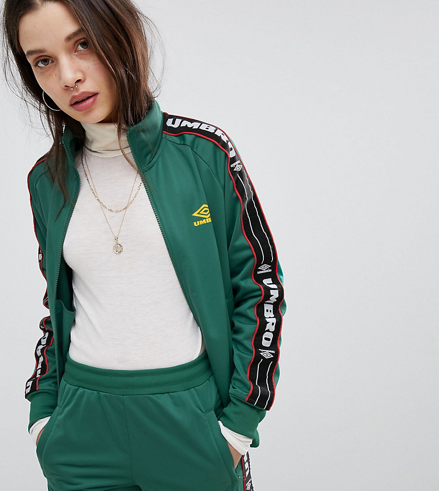 Umbro Tracksuit Jacket With Taping Co-Ord - Green