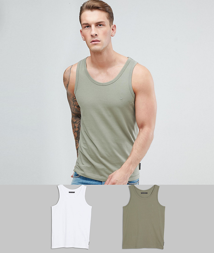 French Connection 2 Pack Vests