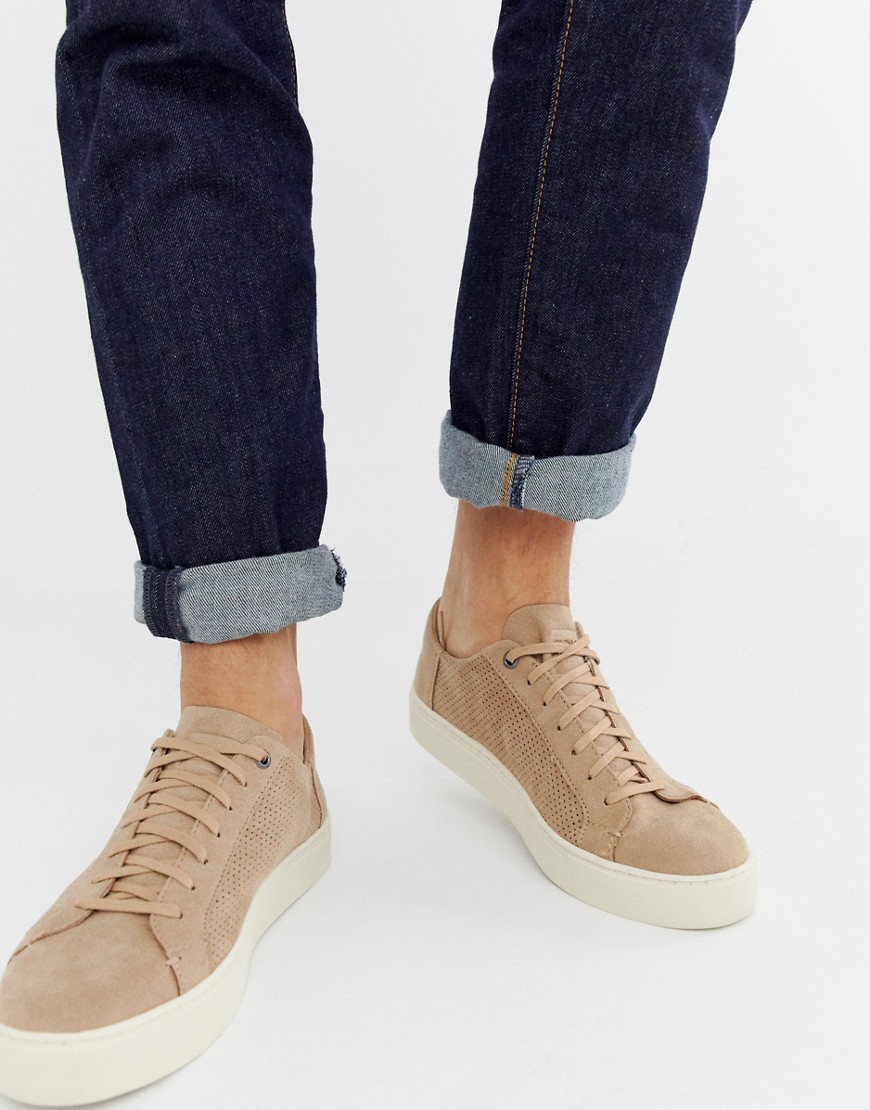 Toms canvas trainer in tan