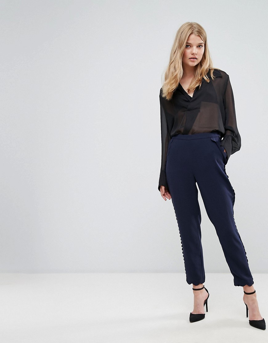 Ted Baker Trouser With Scallop Hem