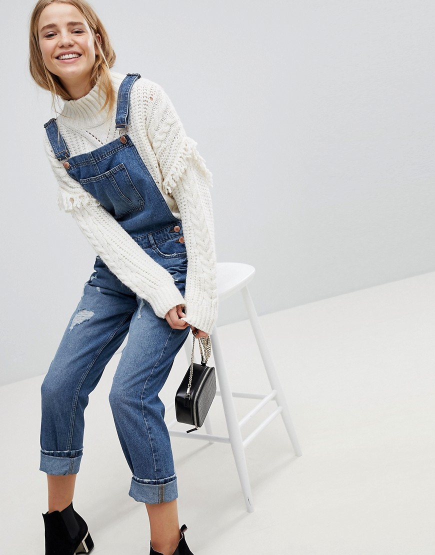 JDY Distressed Dungarees