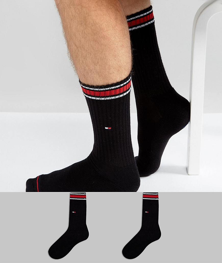 Tommy Hilfiger heritage crew sock in 2 pack