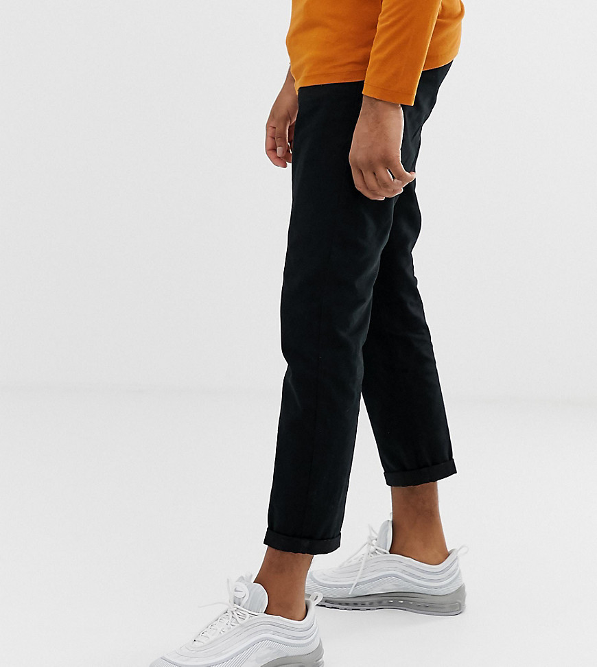 Another Influence pleated loose cropped chinos