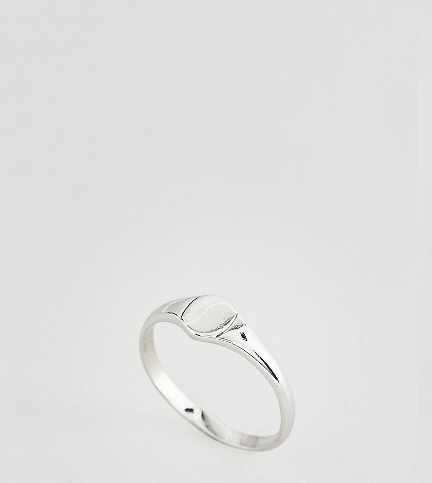 Kingsley Ryan Sterling Silver Mini Signet Ring - Silver
