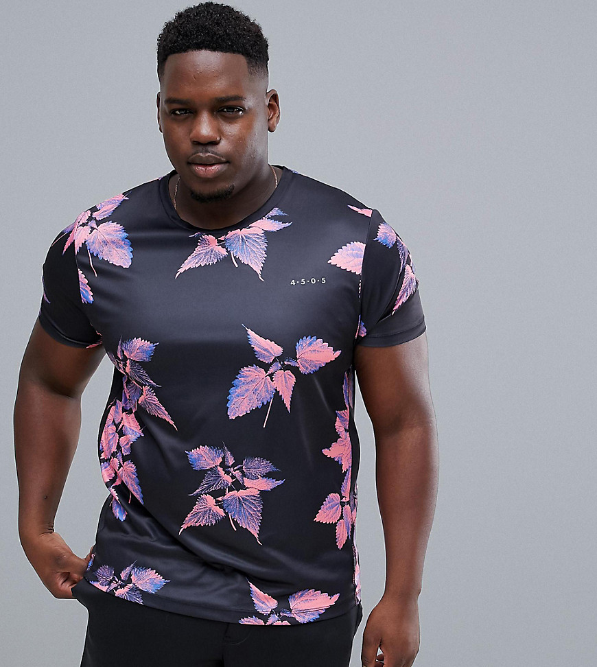 ASOS 4505 Plus training t-shirt with floral print and quick dry