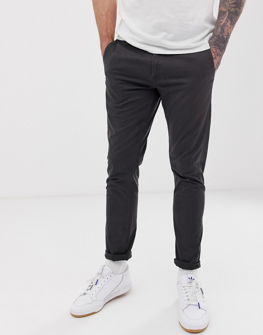 Only & Sons slim chino in grey