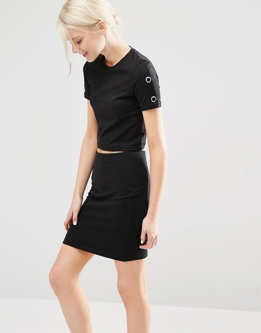 Cheap Monday Sweat With Popper Sleeve