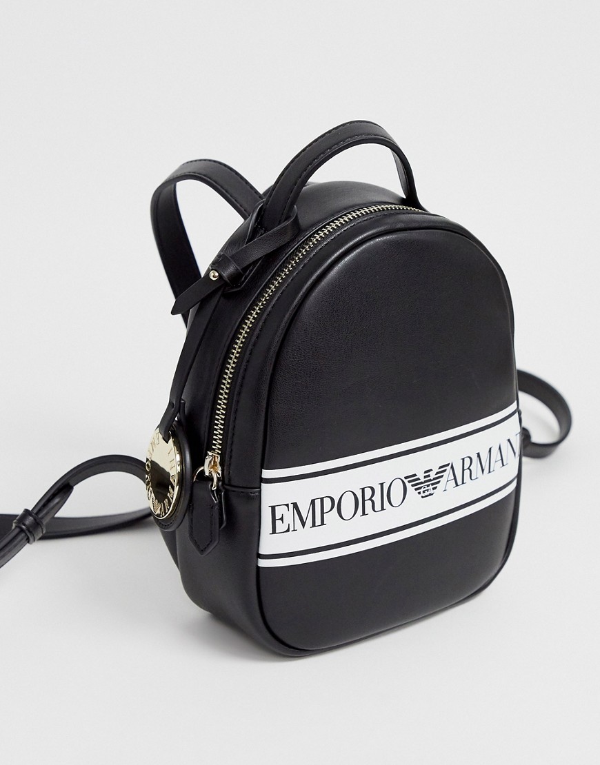 Emporio Armani PU small backpack