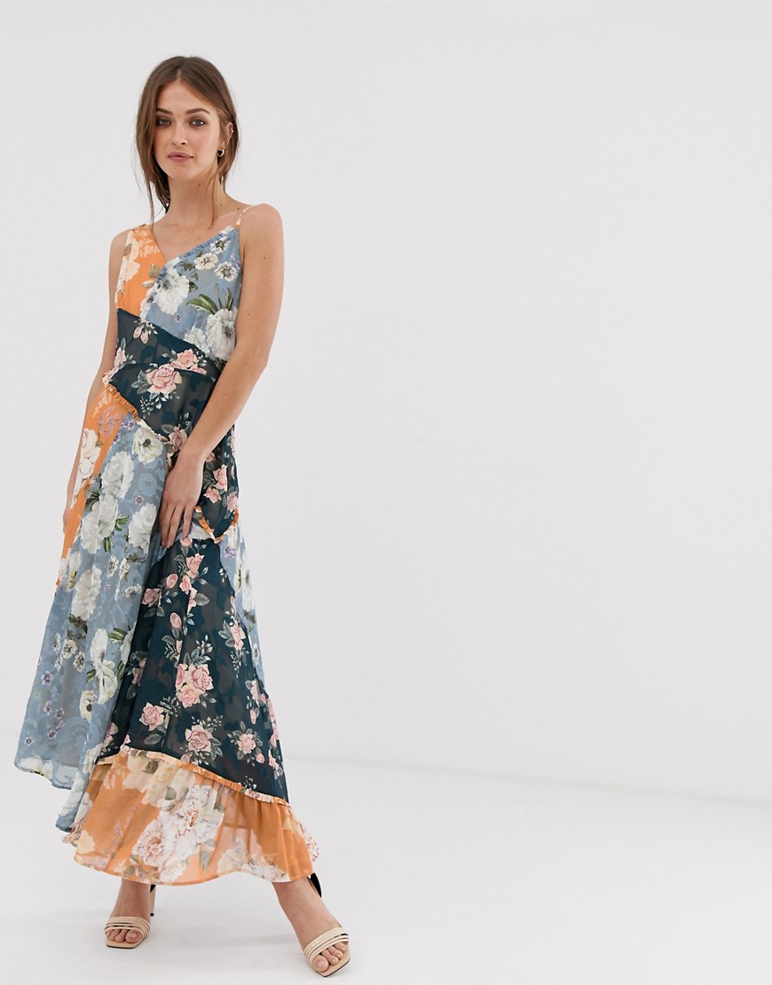 We Are Kindred Janie patched maxi dress