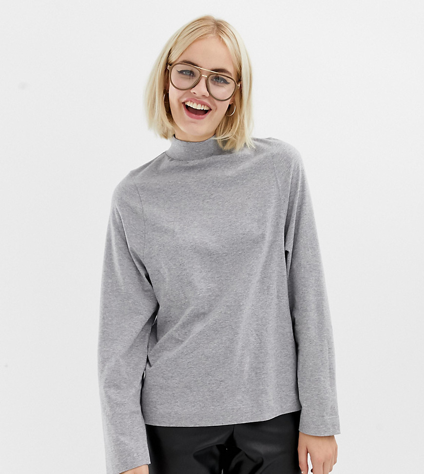 COLLUSION high neck long sleeve top