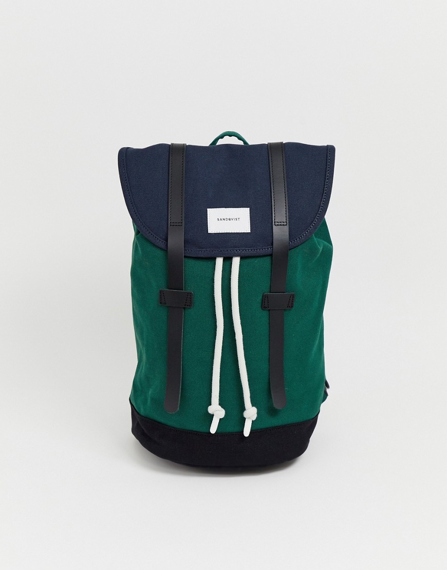Sandqvist Stig backpack in green
