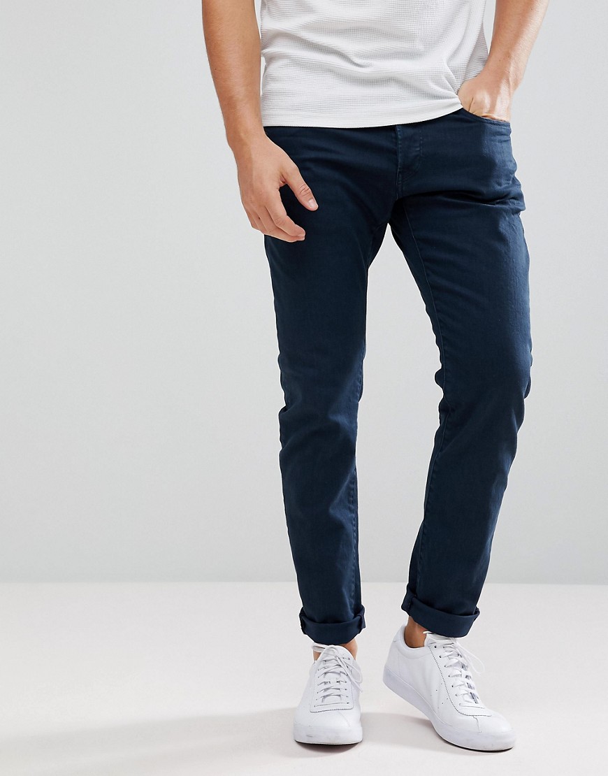 G-STAR 3301 SLIM COLORED JEANS - NAVY,D00865-7985-862
