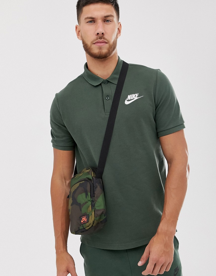 Nike Logo Polo Shirt in green