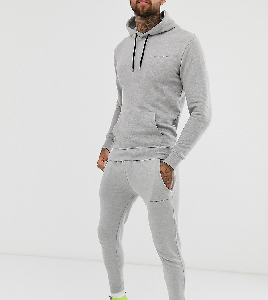 Good For Nothing skinny jogger in grey with logo