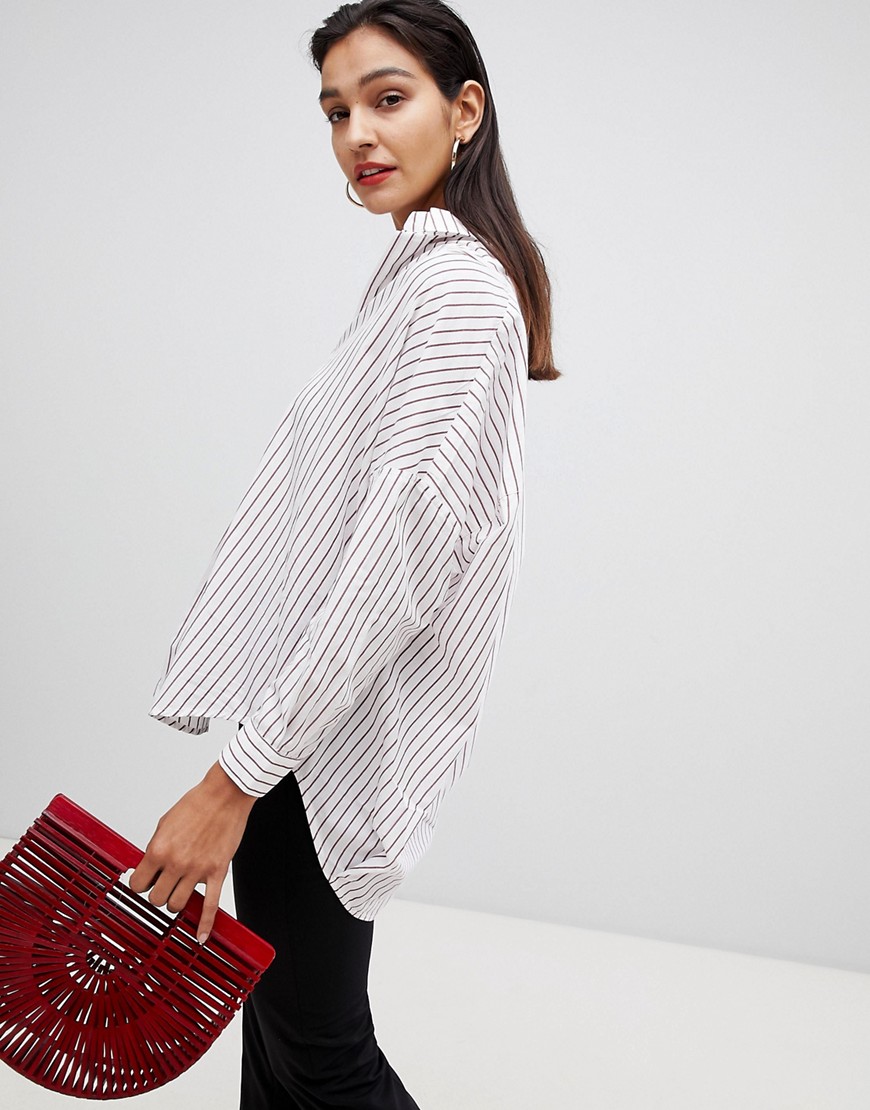 French Connection Oversized StripeD Shirt