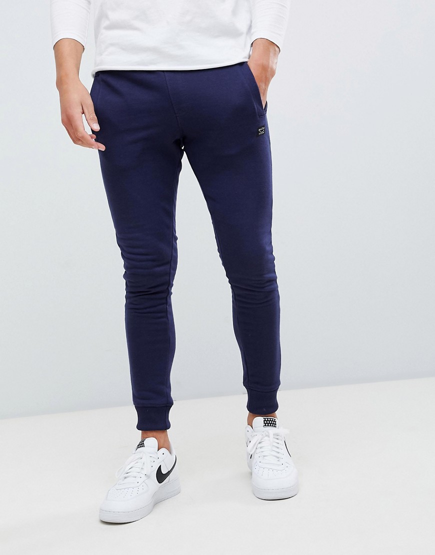 Blend slim fit joggers in blue