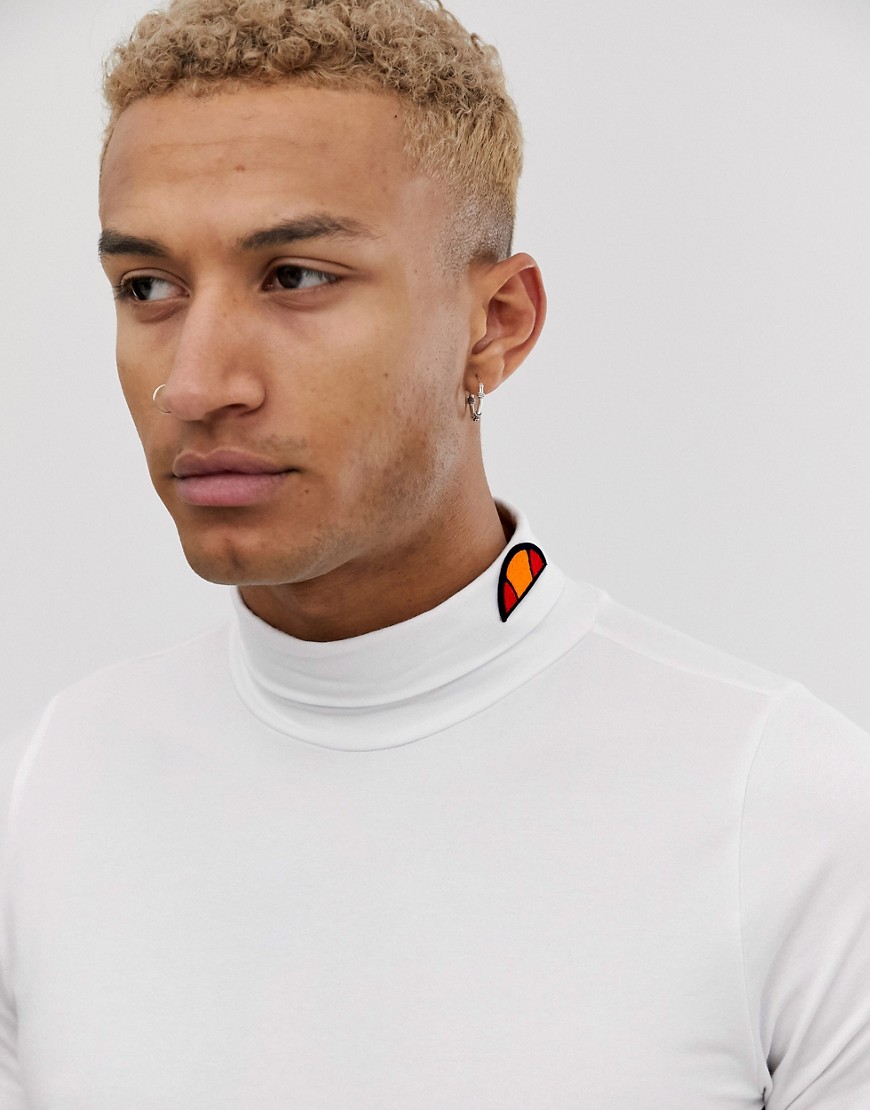 ellesse Amica roll neck long sleeve in white