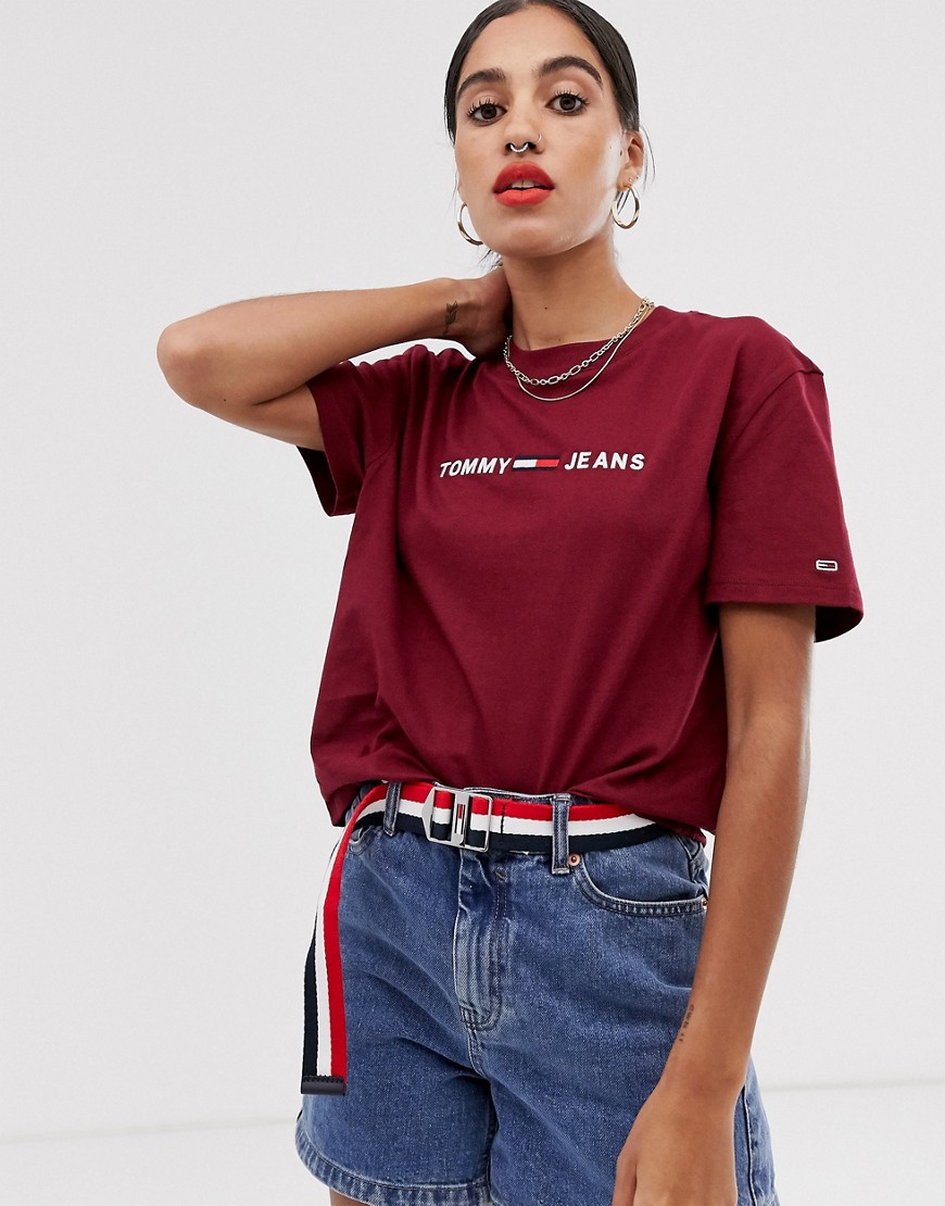 Tommy Jeans clean logo t-shirt