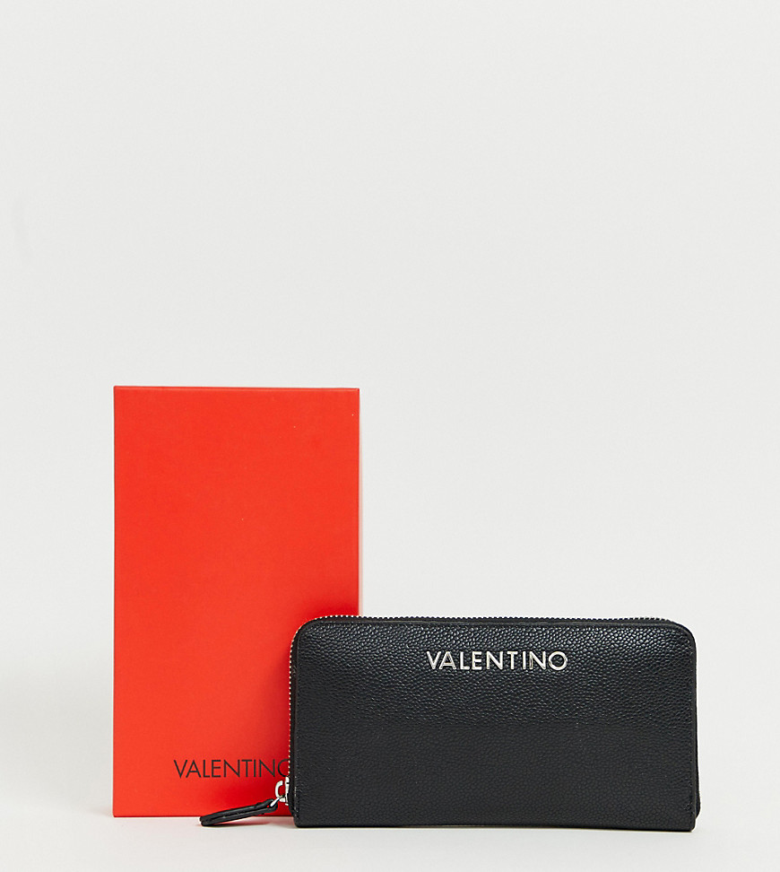 Valentino by Mario Valentino black zip around purse