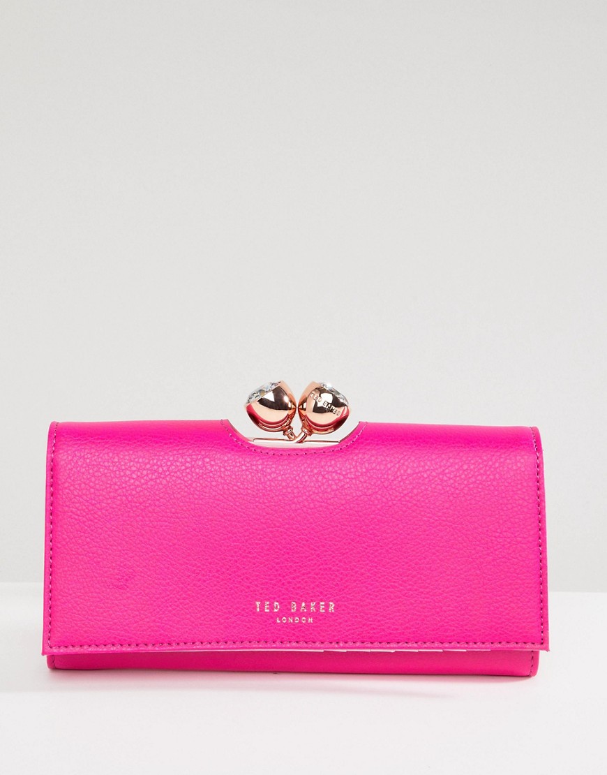 Ted Baker Textured Leather Matinee Purse - Fuchsia