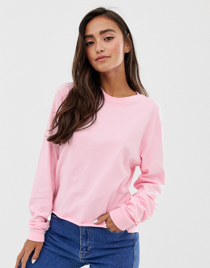 Pull&Bear sweatshirt in pink