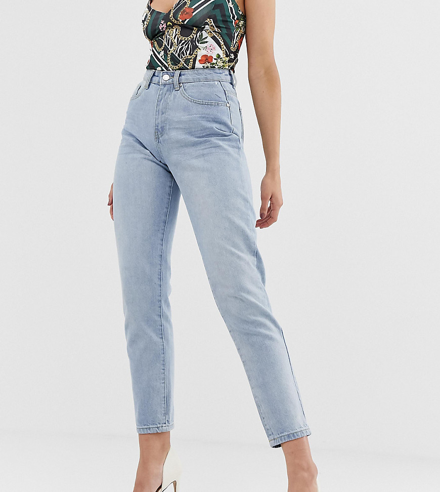 Missguided riot mom jeans in blue