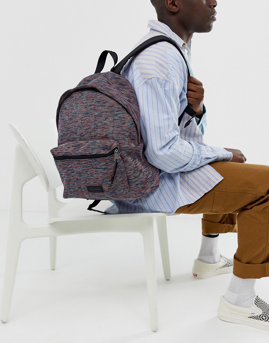 Eastpak Padded Pak'R backpack in multicolour knit 24l