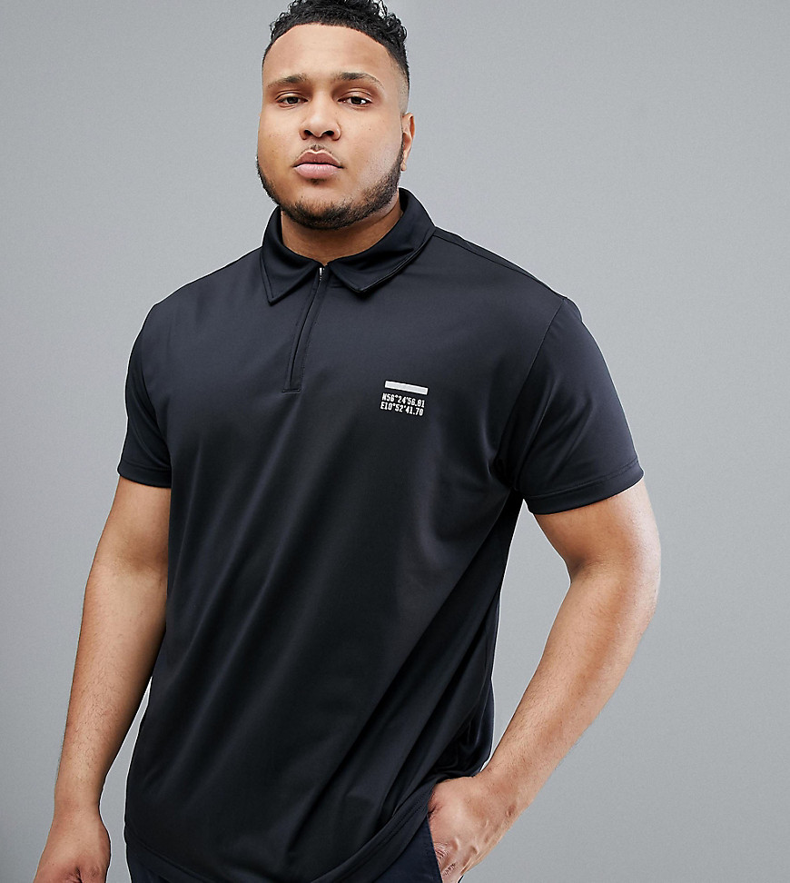 North 56.4 SPORT Polo With Cool Effect In Black