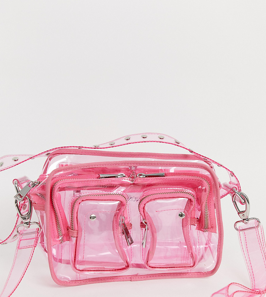 Nunoo Ellie Clear Bright Pink Shoulder Bag