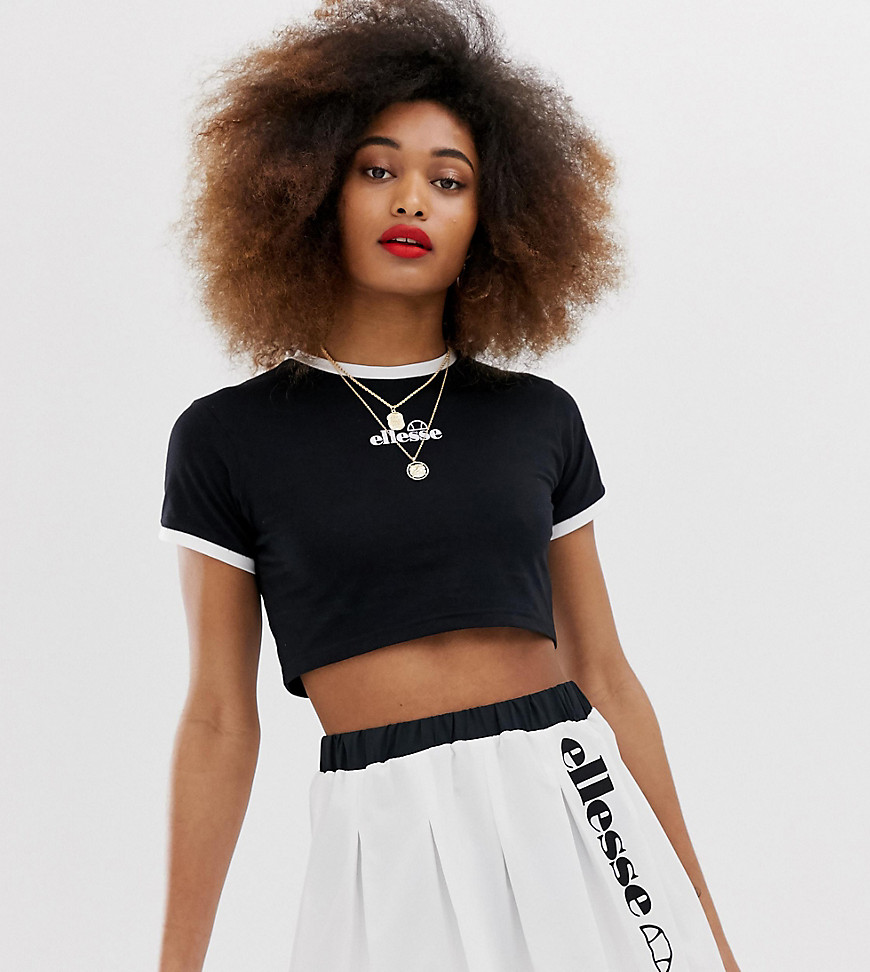 Ellesse crop top with front logo co-ord