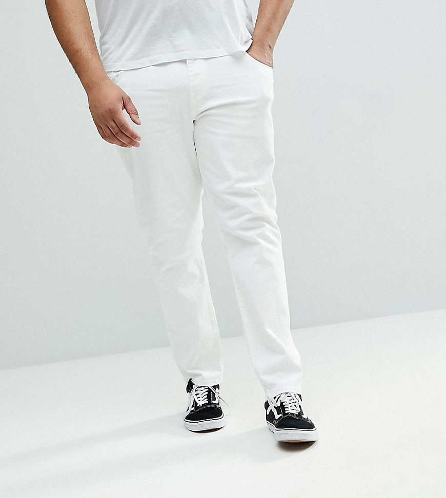ASOS DESIGN Plus slim jeans in white