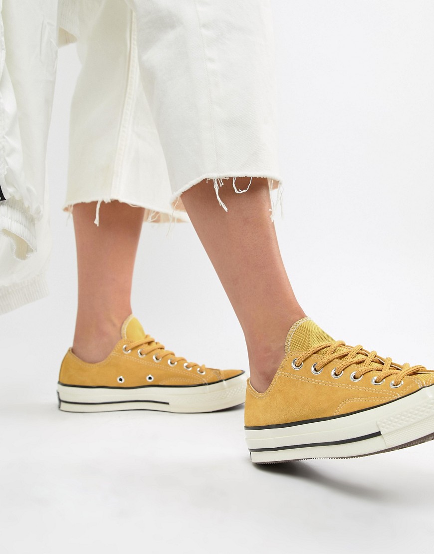 Converse Chuck 70 Base Camp ox suede yellow trainers