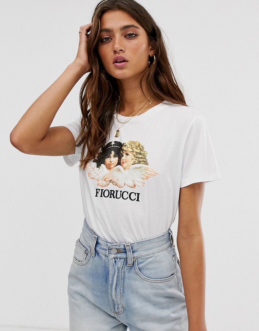 Fiorucci vintage angels t-shirt in white