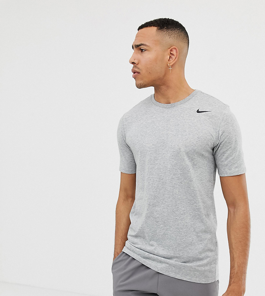 Nike Training tall dry 2.0 t-shirt in grey 706625-063 - Grey