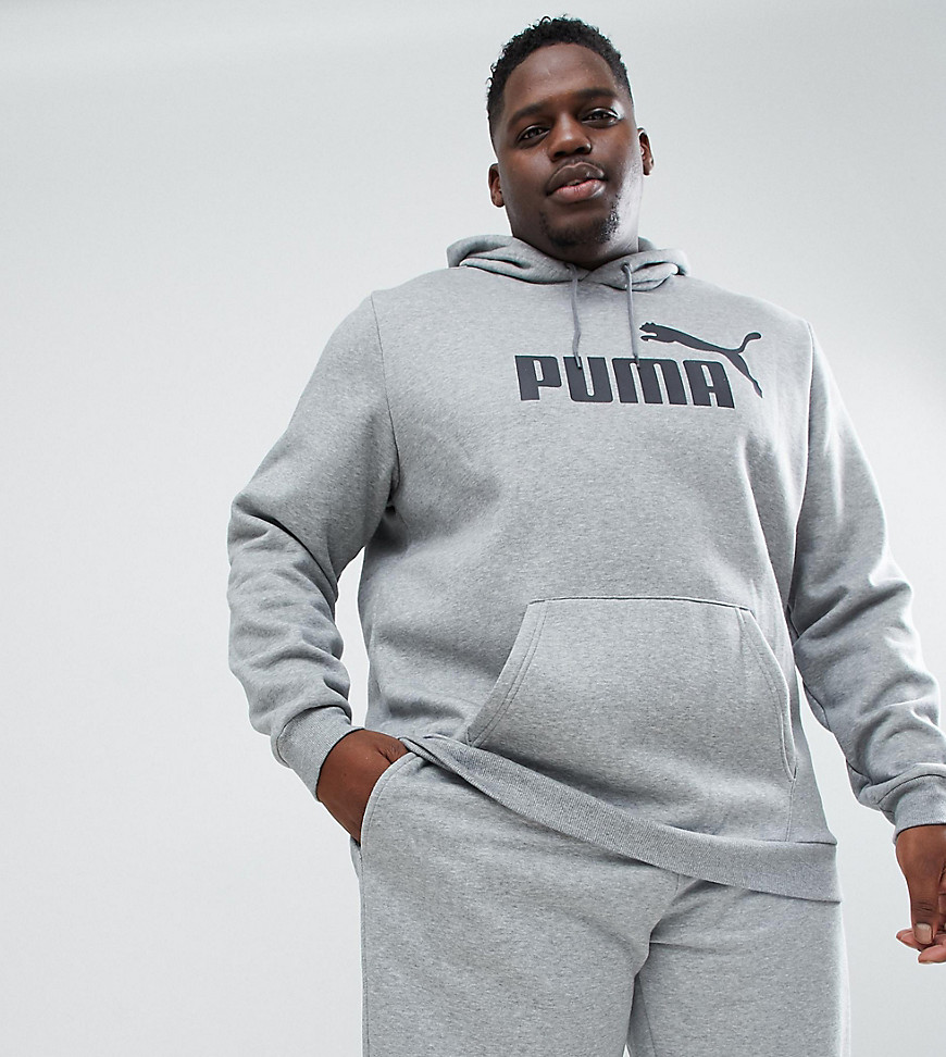Puma Plus Essentials pullover hoodie in grey 85174303