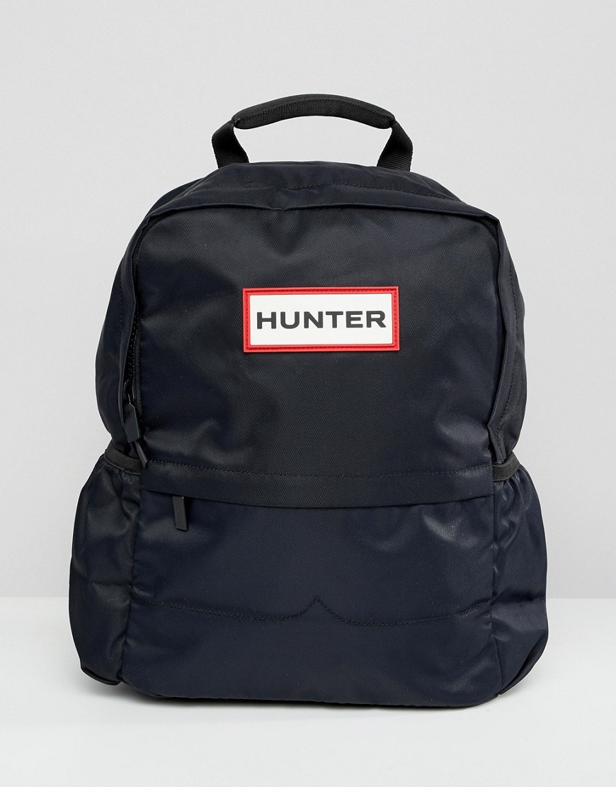 Hunter Original nylon backpack in black - Black