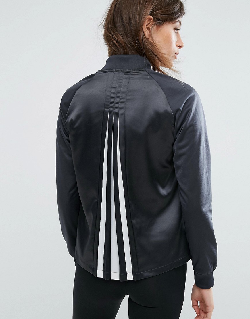 Куртка на молнии Adidas - Черный 
