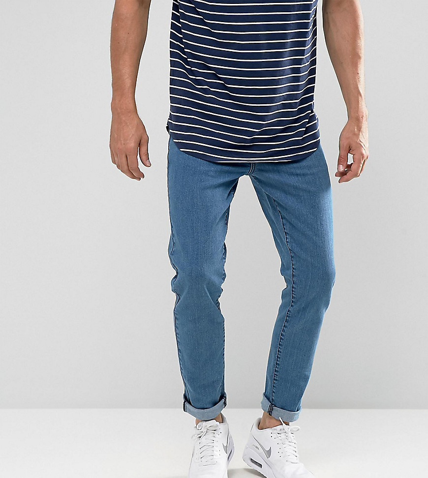 Brooklyn Supply Co Skinny Fit Jeans Bright Blue