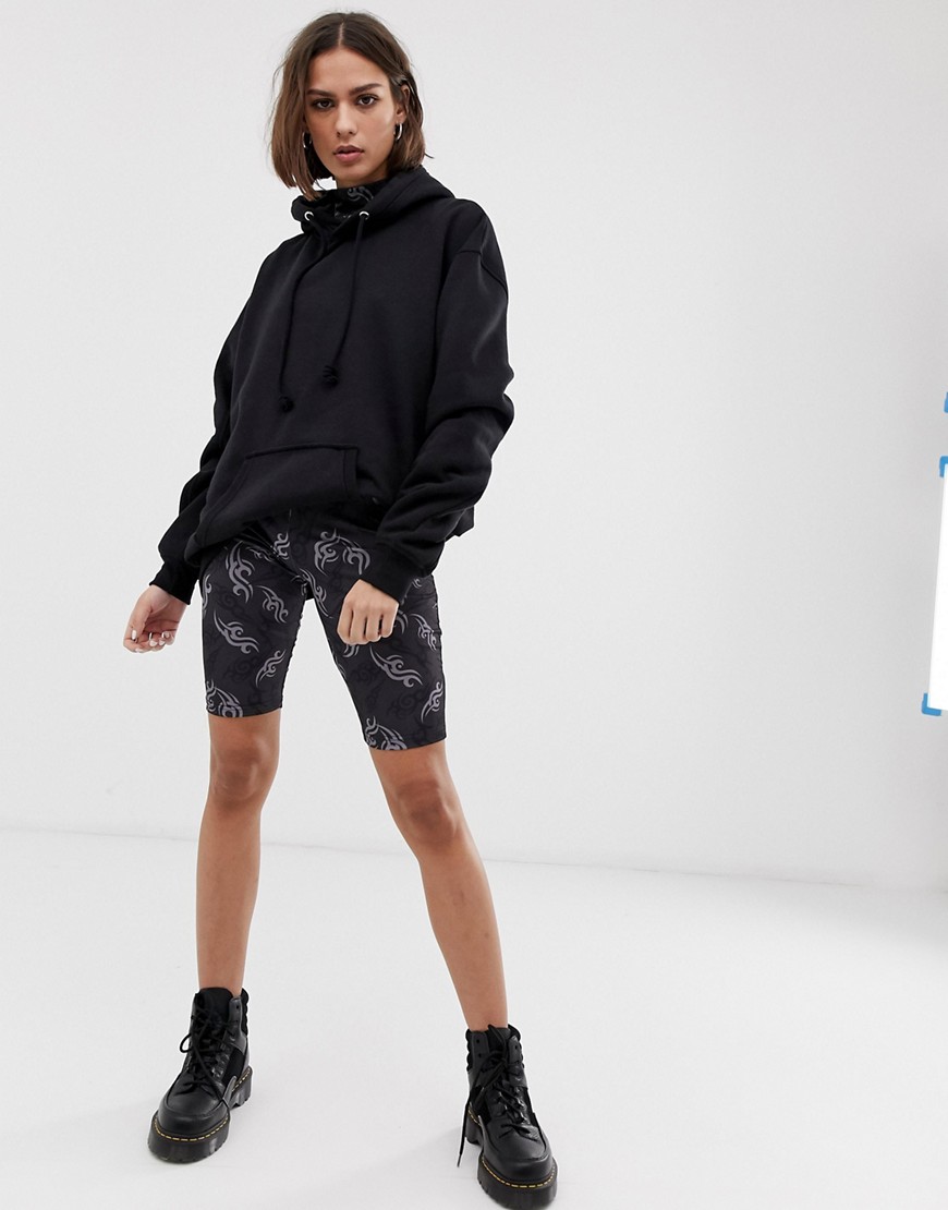 The Ragged Priest legging shorts in all over print co-ord