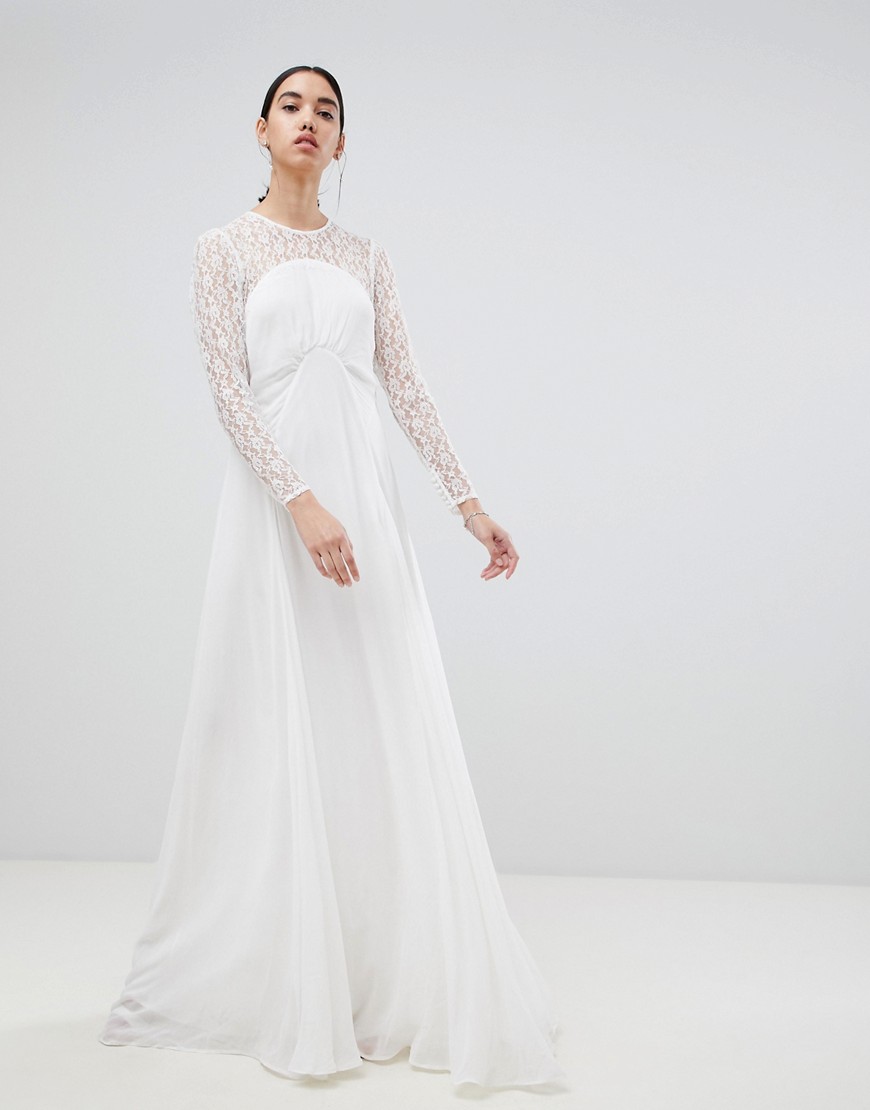 ASOS EDITION wedding dress with delicate lace