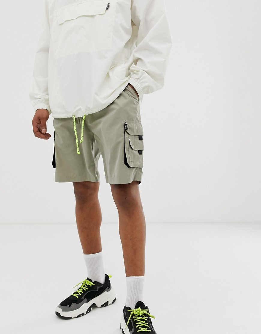Vintage Supply cargo shorts in stone