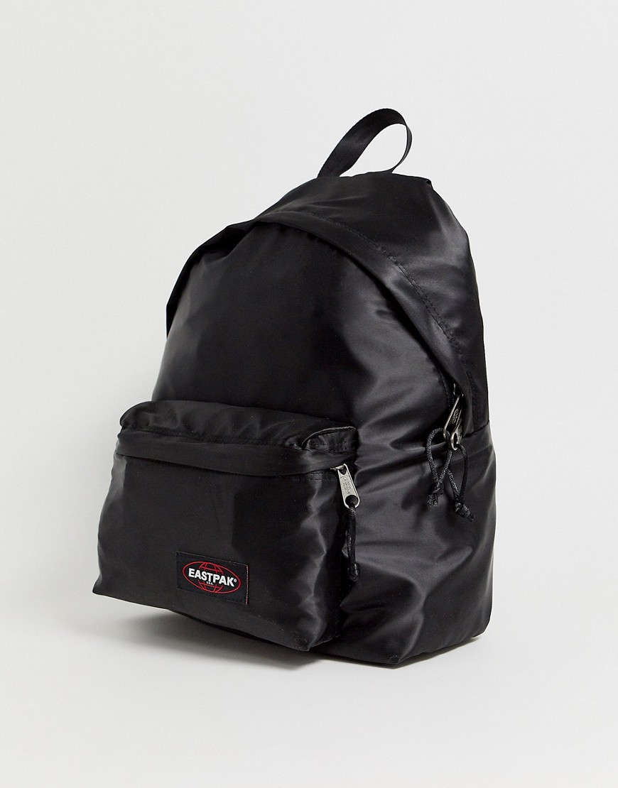 Eastpak Padded Pak'R backpack in black satin 24l