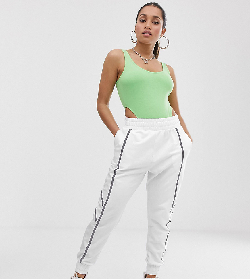 ASOS DESIGN Petite jogger with reflective tape