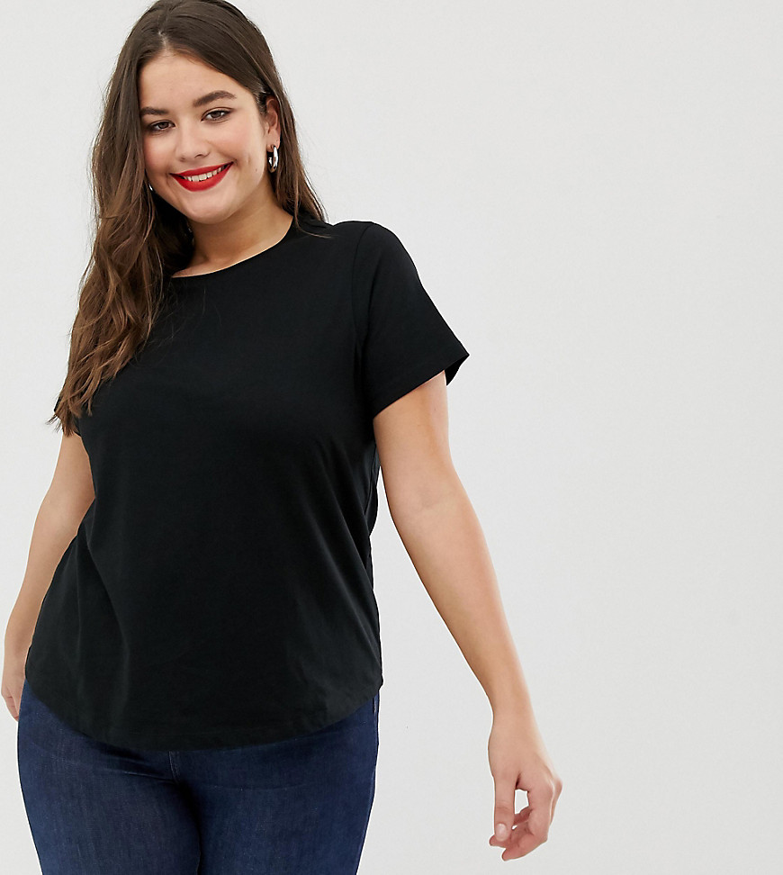 ASOS DESIGN Curve ultimate t-shirt with crew neck in black